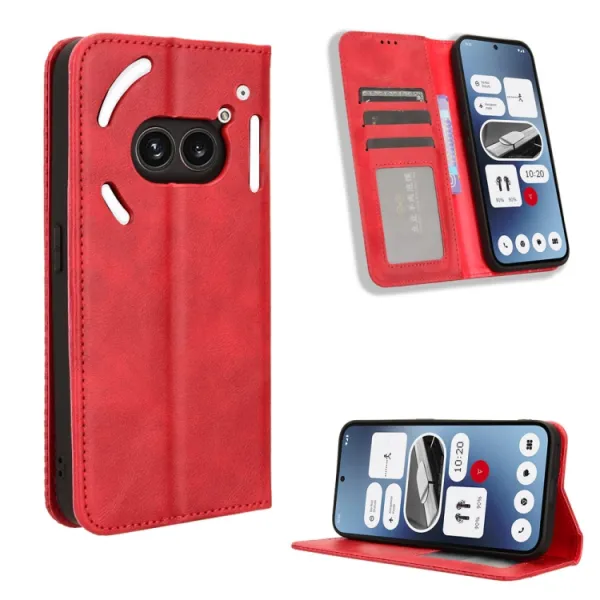 BUSINESS Peňaženkový kryt pre Nothing Phone 2a / (2a) Plus červený