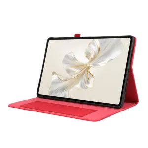 FABRIC Zaklápací kryt pre Honor Pad 9 červený