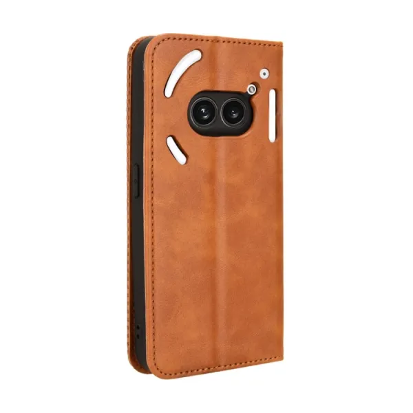 BUSINESS Peňaženkový kryt pre Nothing Phone 2a / (2a) Plus hnedý