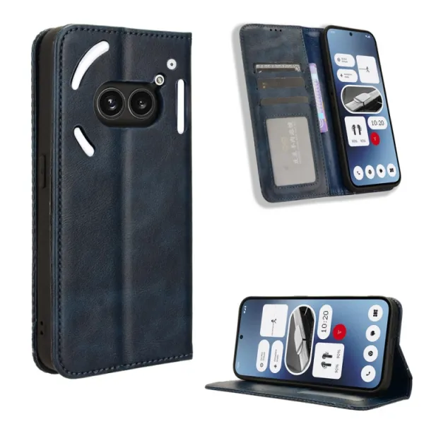 BUSINESS Peňaženkový kryt pre Nothing Phone 2a / (2a) Plus modrý