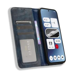 BUSINESS Peňaženkový kryt pre Nothing Phone 2a / (2a) Plus modrý