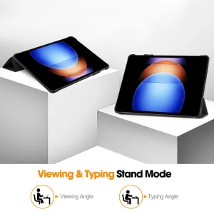 LEATHER Zaklápací kryt pre Xiaomi Pad 6S Pro čierny