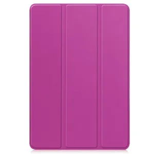 LEATHER Zaklápací kryt pre Xiaomi Pad 6S Pro fialový