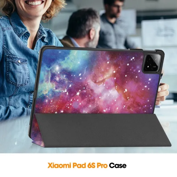 ART Zaklápacie puzdro pre Xiaomi Pad 6S Pro GALAXY