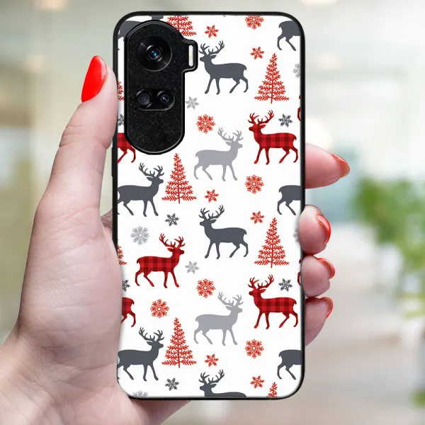 MY ART Kryt s vianočným dizajnom Honor 90 Lite 5G DEER (068)
