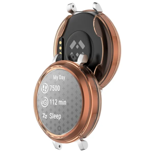 TPU HALF COVER Kryt pre Garmin Lily 2 oranžový