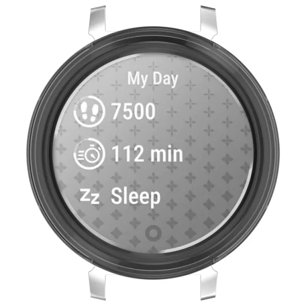 TPU HALF COVER Kryt pre Garmin Lily 2 čierny