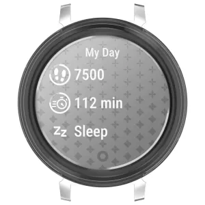 TPU HALF COVER Kryt pre Garmin Lily 2 čierny