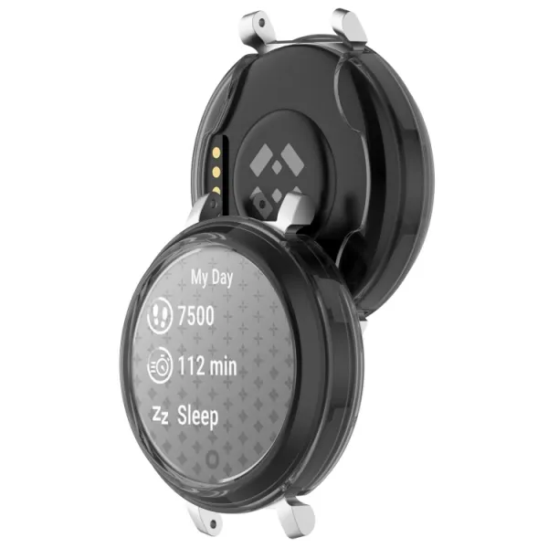 TPU HALF COVER Kryt pre Garmin Lily 2 čierny