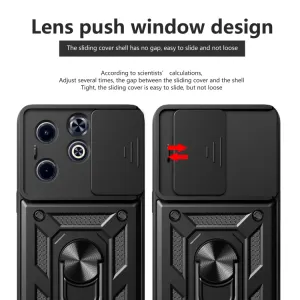 RING CAMERA Kryt s držiakom pre Infinix Hot 40i modrý