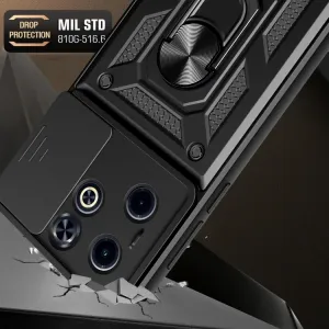 RING CAMERA Kryt s držiakom pre Infinix Hot 40i modrý