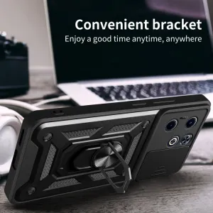 RING CAMERA Kryt s držiakom pre Infinix Hot 40i modrý