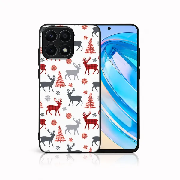 MY ART Kryt s vianočným dizajnom Honor X8a DEER (068)