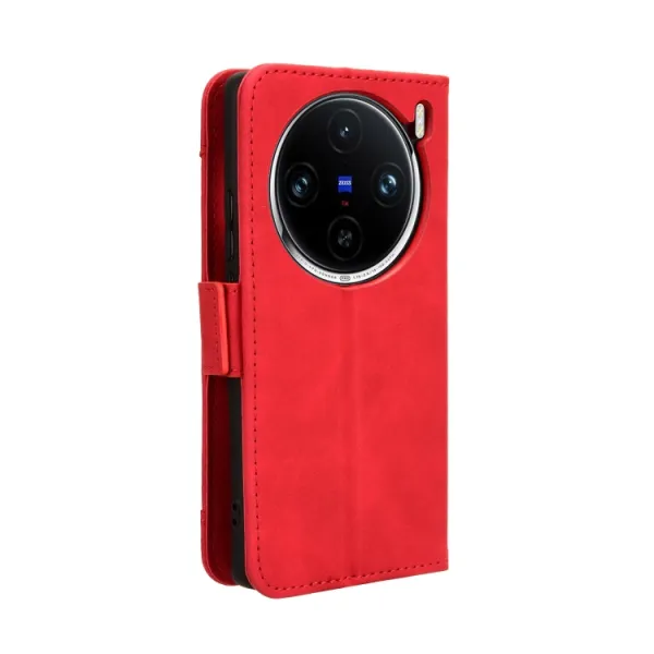 SLOT Peňaženkový obal pre Vivo X100 Pro 5G červený