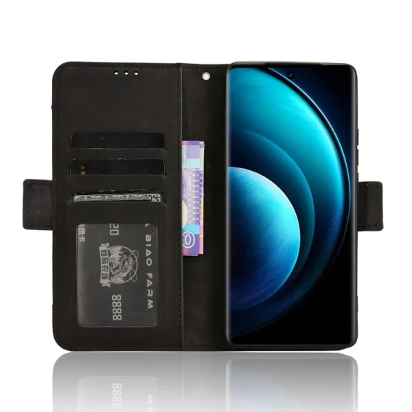 SLOT Peňaženkový obal pre Vivo X100 Pro 5G čierny