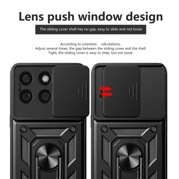RING CAMERA Kryt s držiakom pre Honor X8b modrý