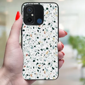 MY ART Ochranný kryt pre Xiaomi Redmi 12C GREY TERRAZZO (163)