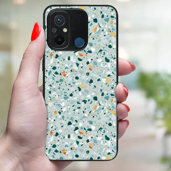 MY ART Ochranný kryt pre Xiaomi Redmi 12C BLUE TERRAZZO (164)