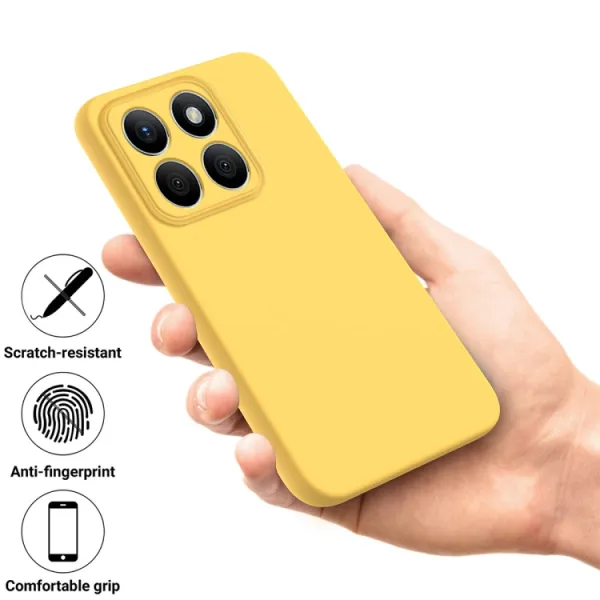 RUBBER Ochranný obal pre Honor X8b žltý