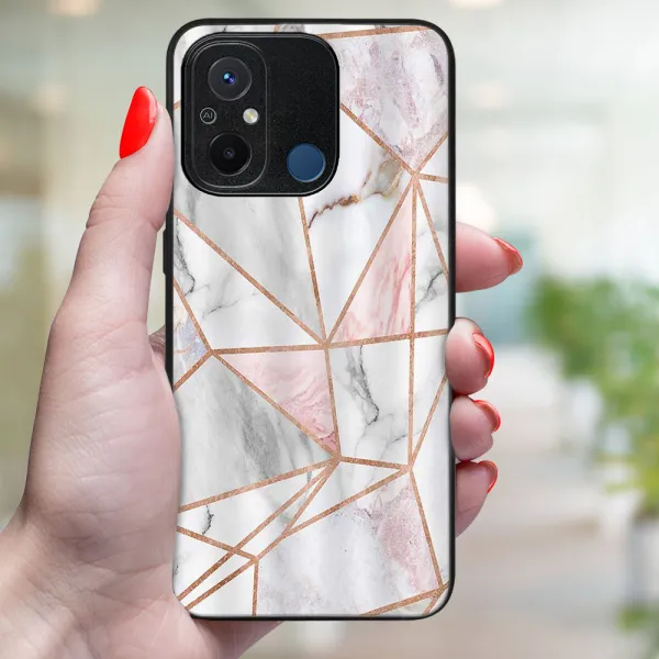 MY ART Ochranný kryt pre Xiaomi Redmi 12C PINK MARBLE (143)