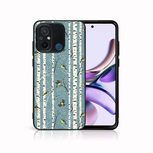 MY ART Kryt s vianočným dizajnom Xiaomi Redmi 12C BIRCH (072)