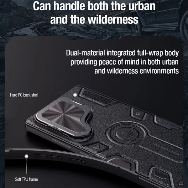 NILLKIN ARMOR PROP Kryt pre Samsung Galaxy S24 Ultra 5G čierny