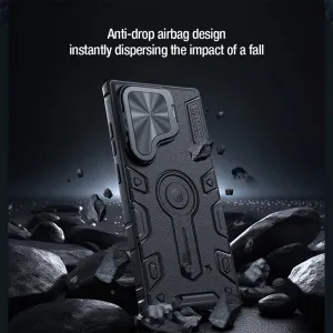 NILLKIN ARMOR PROP Kryt pre Samsung Galaxy S24 Ultra 5G čierny