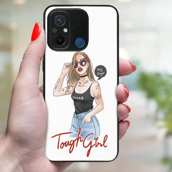 MY ART Ochranný kryt pre Xiaomi Redmi 12C TOUGH GIRL (131)