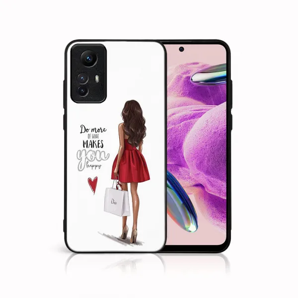 MY ART Ochranný kryt pre Xiaomi Redmi Note 12S RED DRESS (137)