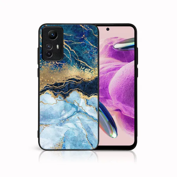 MY ART Ochranný kryt pre Xiaomi Redmi Note 12S BLUE MARBLE (141)