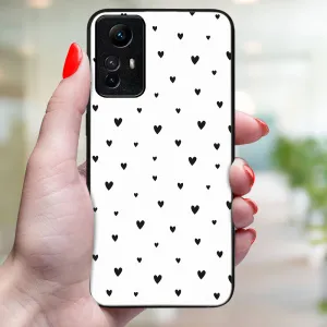 MY ART Ochranný kryt pre Xiaomi Redmi Note 12S BLACK HEARTS (167)