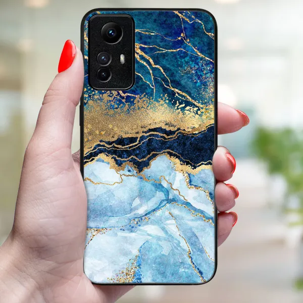 MY ART Ochranný kryt pre Xiaomi Redmi Note 12S BLUE MARBLE (141)