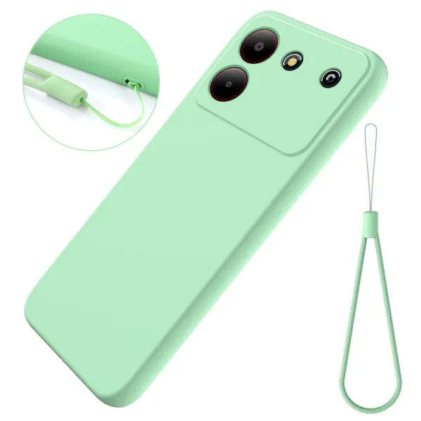 RUBBER Ochranný obal pre ZTE Blade A54 zelený