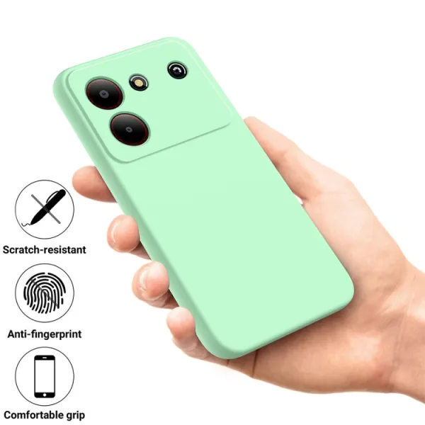 RUBBER Ochranný obal pre ZTE Blade A54 zelený