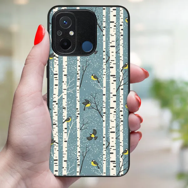 MY ART Kryt s vianočným dizajnom Xiaomi Redmi 12C BIRCH (072)