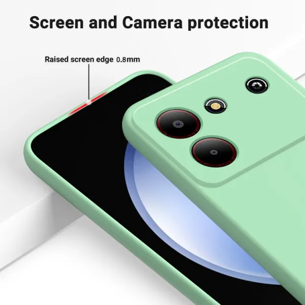 RUBBER Ochranný obal pre ZTE Blade A54 zelený