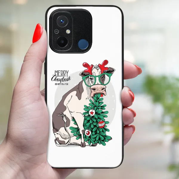 MY ART Kryt s vianočným dizajnom Xiaomi Redmi 12C MERRY CHRISTMAS (074)