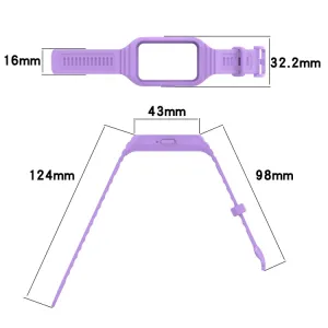 GLACIER Ochranné puzdro s remienkom pre Samsung Galaxy Fit3 biele