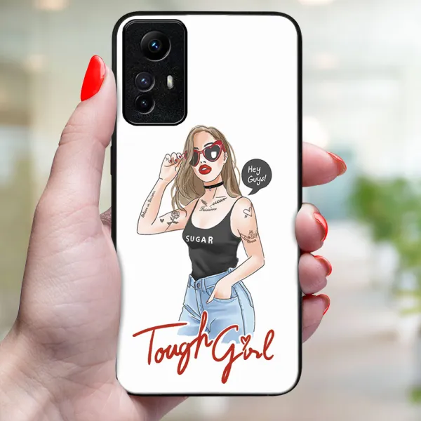 MY ART Ochranný kryt pre Xiaomi Redmi Note 12S TOUGH GIRL (131)