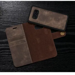 DG.MING Peňaženkový obal 2v1 Samsung Galaxy S8 Plus šedý