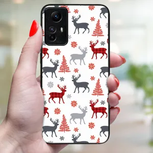 MY ART Kryt s vianočným dizajnom Xiaomi Redmi Note 12S DEER (068)