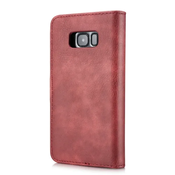 DG.MING Peňaženkový obal 2v1 Samsung Galaxy S8 Plus červený