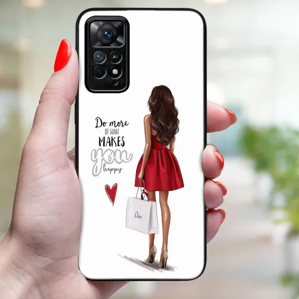 MY ART Ochranný kryt pre Xiaomi Redmi Note 11 Pro 5G / Redmi Note 11 Pro RED DRESS (137)