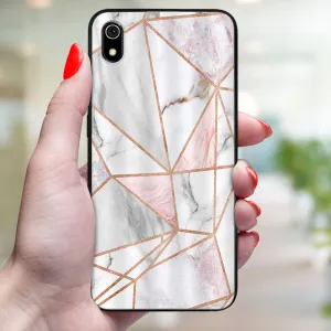 MY ART Ochranný kryt pre Xiaomi Redmi 7A PINK MARBLE (143)