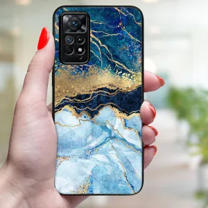 MY ART Ochranný kryt pre Xiaomi Redmi Note 11 Pro 5G / Redmi Note 11 Pro BLUE MARBLE (141)