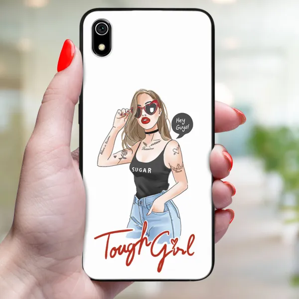 MY ART Ochranný kryt pre Xiaomi Redmi 7A  TOUGH GIRL (131)