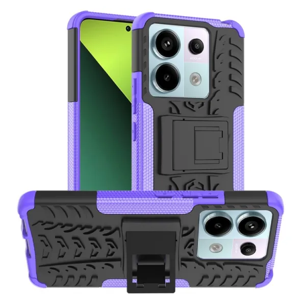 STAND Odolný ochranný kryt pre Xiaomi Redmi Note 13 Pro 5G fialový