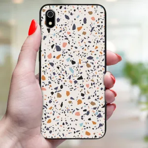 MY ART Ochranný kryt pre Xiaomi Redmi 7A BEIGE TERRAZZO (162)