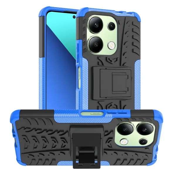STAND Odolný ochranný kryt pre Xiaomi Redmi Note 13 modrý
