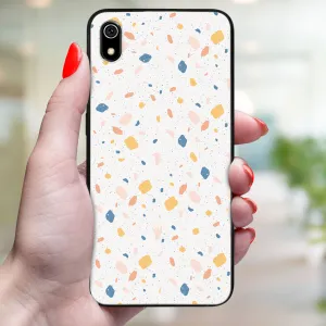 MY ART Ochranný kryt pre Xiaomi Redmi 7A ORANGE TERRAZZO (165)